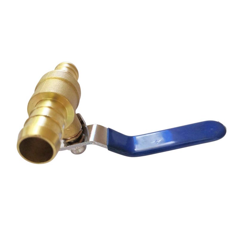Pysrych 5/8 Inch Inch Heater Hose Shut Off Valve 16mm OD Brass Ball Valve 90 Degree Turn Full Port 1pc - Image 5